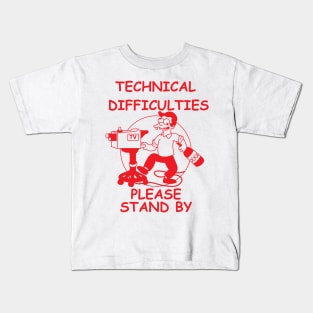 Technical Difficulties Kids T-Shirt